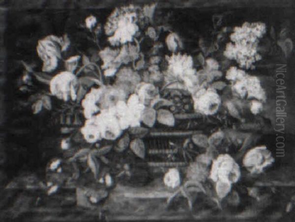 Flowers In A Basket - view 1