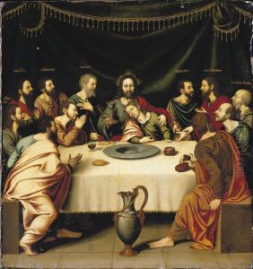 The Last Supper by Nicolas, Le Pere Borras