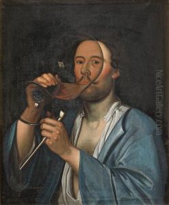Portrait Of The Artist Drinking From A Glass