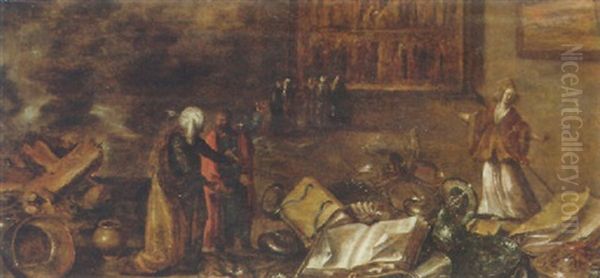 Croeseus Showing Solon His Riches - view 1