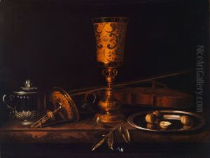 Vanitas-stilleben by Pieter Gerritsz van Roestraten