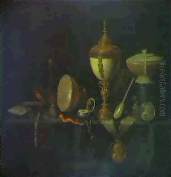 Nature Morte Au Hanap-oeuf D'autruche - view 1