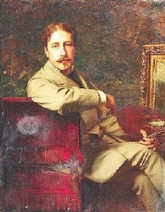 Portrat Des Malers Max Volkhart