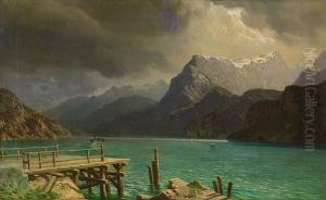 Urnersee Bei Sisikon by Jean Francois Xavier Roffiaen