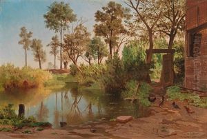Rural Idyll by Jean Francois Xavier Roffiaen