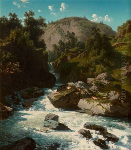 Mountain Stream, 1853 - view 1