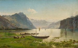 Au Bord Du Lac De Wallenstadt A Ween