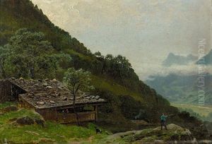 Vallee De La Reuss, Au Dessus De Fluelen Vallee De La Reuss, Au Dessus De Fluelen