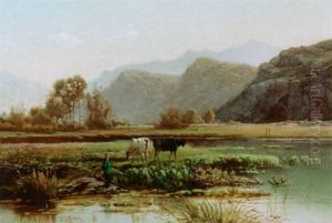 A View Of Neuhaus Near Interlaken
