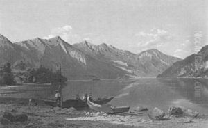 A Boat Ride On The Lake by Jean Francois Xavier Roffiaen