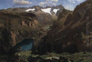 Blick Von Der Hutteneckalm Auf Das Dachsteinmassiv Blick Von Der Hutteneckalm Auf Das Dachsteinmassiv