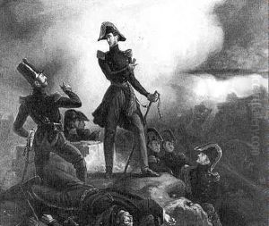 Le Duc D'orleans Dans La Tranchee Au Siege De La Citadelle D'anvers, 29-30 Novembre 1832