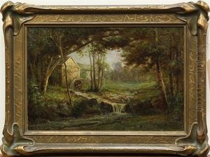 Old English Mill by Charles Albert Rogers