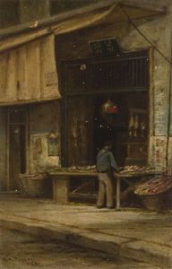 Fish Alley, Old Chinatown, S.f. by Charles Albert Rogers
