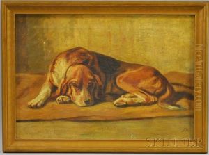 The Sleeping Beagle by Franklin Whiting Rogers