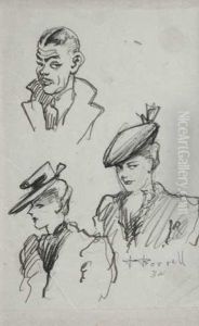 Personajes by Pere Borrell del Caso