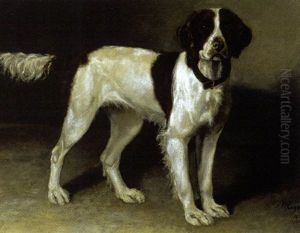 Portrait Of A Dog Named "lassie" by Franklin Whiting Rogers