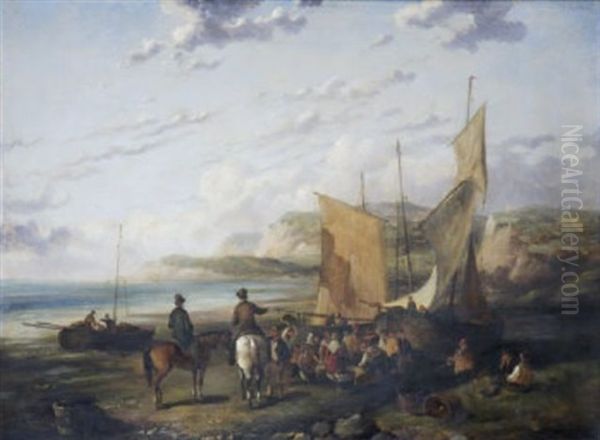 Landing Fish - West Coast Of Ireland - view 1