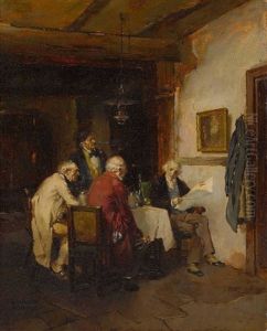 Altherrenrunde by Wilhelm Roegge the Younger