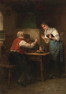 Einladung Zum Trunk by Wilhelm Roegge the Younger