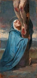 La Virgen Al Pie De La Cruz by Pere Borrell del Caso