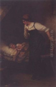 The Sleeping Child by Wilhelm Roegge the Younger