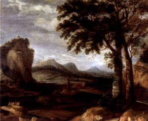 Weite Landschaft Mit Kirchdorf Weite Landschaft Mit Kirchdorf