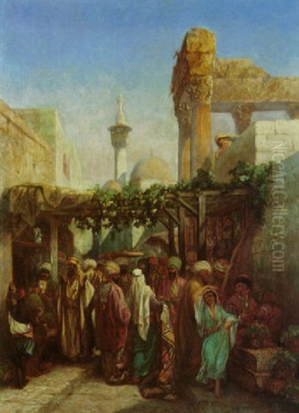 La Colonnade De Bacchus A Latakieh, Syrie - view 1