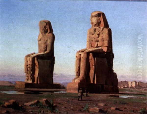 The Colossi Of Thebes - view 1