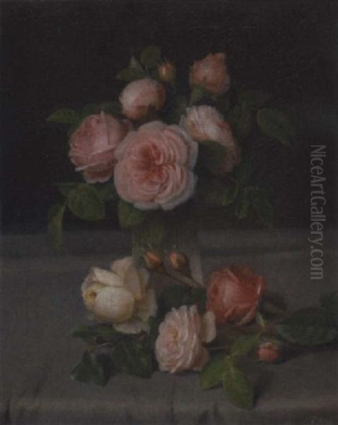 Roses In A Vase - view 1