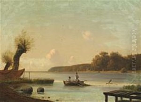Fishermen In A Boat - view 1