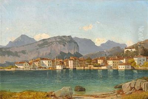 View From Torbole At Lake Garda - view 1