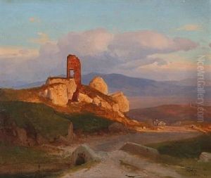 Italian Landscape With Ruins