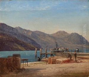 A At Minor Harbour In Switzerland