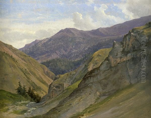 Alpenlandschaft Im Tiroler Etschtal - view 1