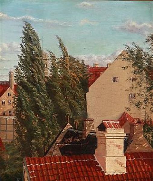 View Over The Rooftops Of Copenhagen - view 1
