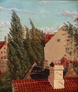 View Over The Rooftops Of Copenhagen