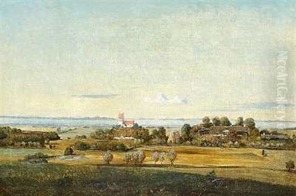 Landsbykirke I Dansk Sommerlandskab - view 1