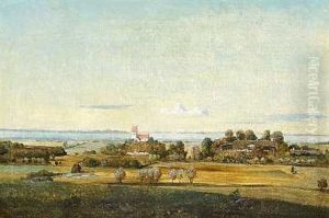 Landsbykirke I Dansk Sommerlandskab