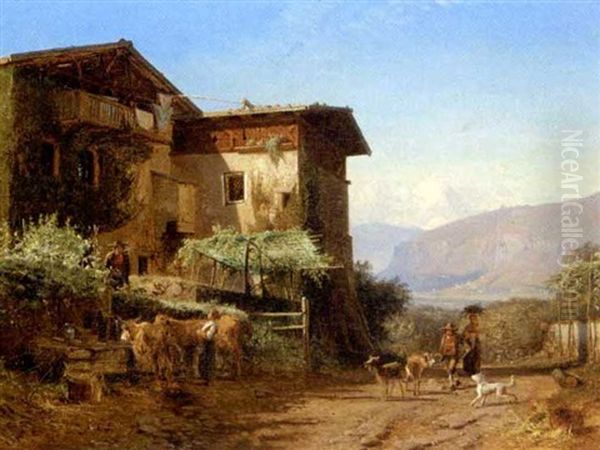 Parti Fra En Italiensk Landsby - view 1