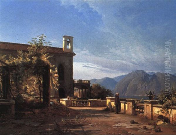 Terrasse Foran Et Kloster I Norditalien - view 1