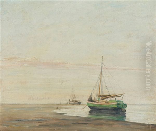 Sailing Ships On Fano Beach - view 1