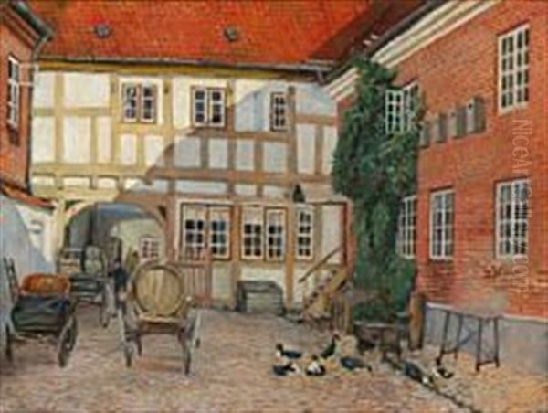 View From A Court Yard In Randers, Denmark - view 1