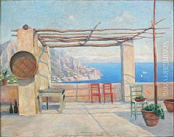 View From An Italian Loggia - view 1