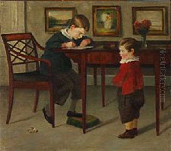 Interior With The Painter's Children - view 1