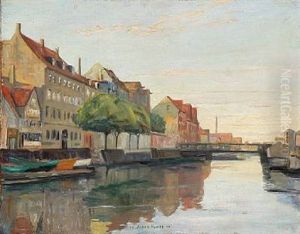 Canal Scape From Christianshavn