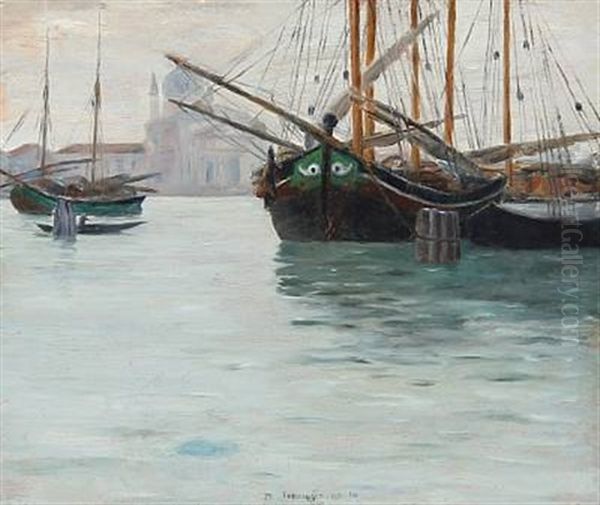 Den Store Kanal I Venedig (canale Grande In Venice) - view 1