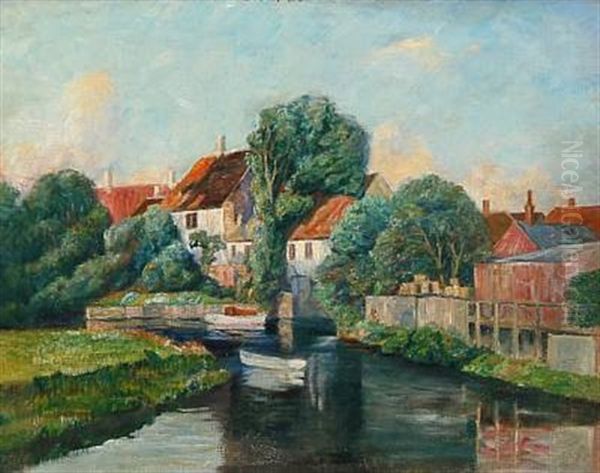 Sommerdag I Ribe (summer Day In Ribe, Denmark) - view 1
