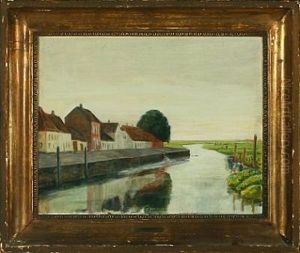 Ved Ribe, Skibsbro by Johan Rohde