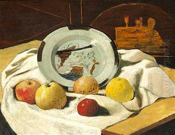 Nature Morte. Tallerken Med Aebler - view 1